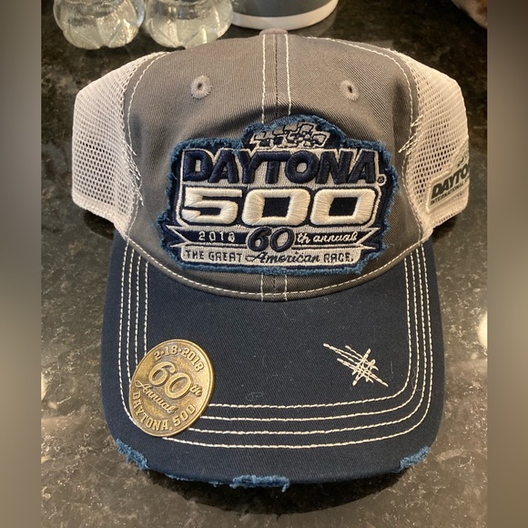 Fanatics Other - NASCAR fanatics 2018 60th anniversary Daytona 500 trucker hat with bottle opener